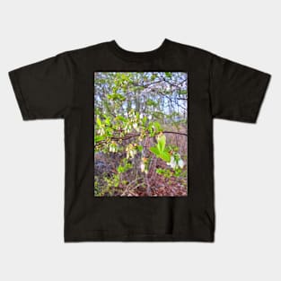 Blueberry Flowers Kids T-Shirt